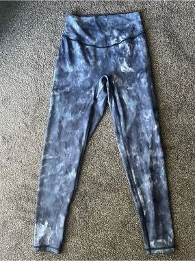 Gymshark Lakeside Blue Tye Dye Leggings